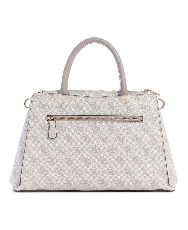 Cartera Zamira Luxury Satchel Blanco-2