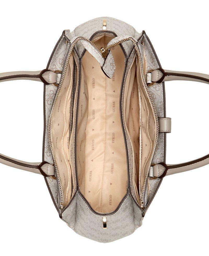 Cartera Zamira Luxury Satchel Blanco-3