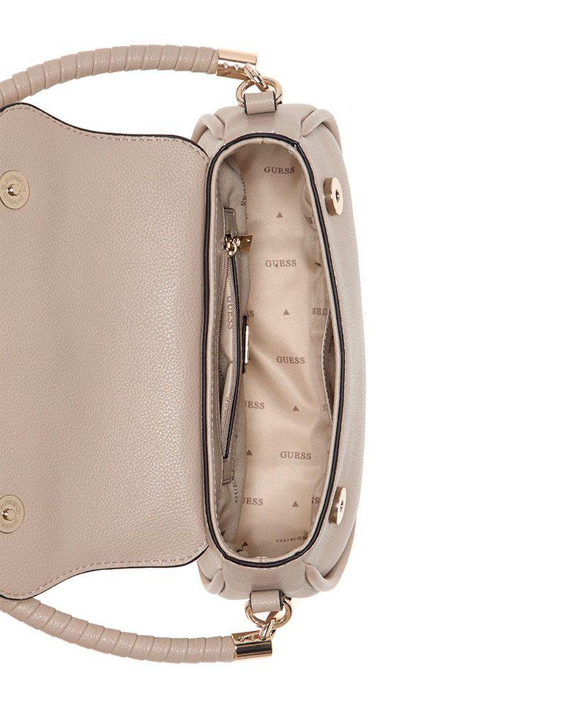 Cartera Danya Flap Shoulder Bag Marrón-3
