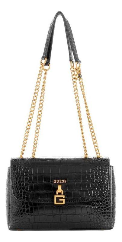 Cartera Guess Mujer Montreal Cnvrtble Xbody Flap Negro.-0