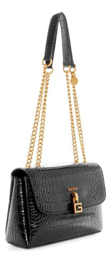 Cartera Guess Mujer Montreal Cnvrtble Xbody Flap Negro.-1