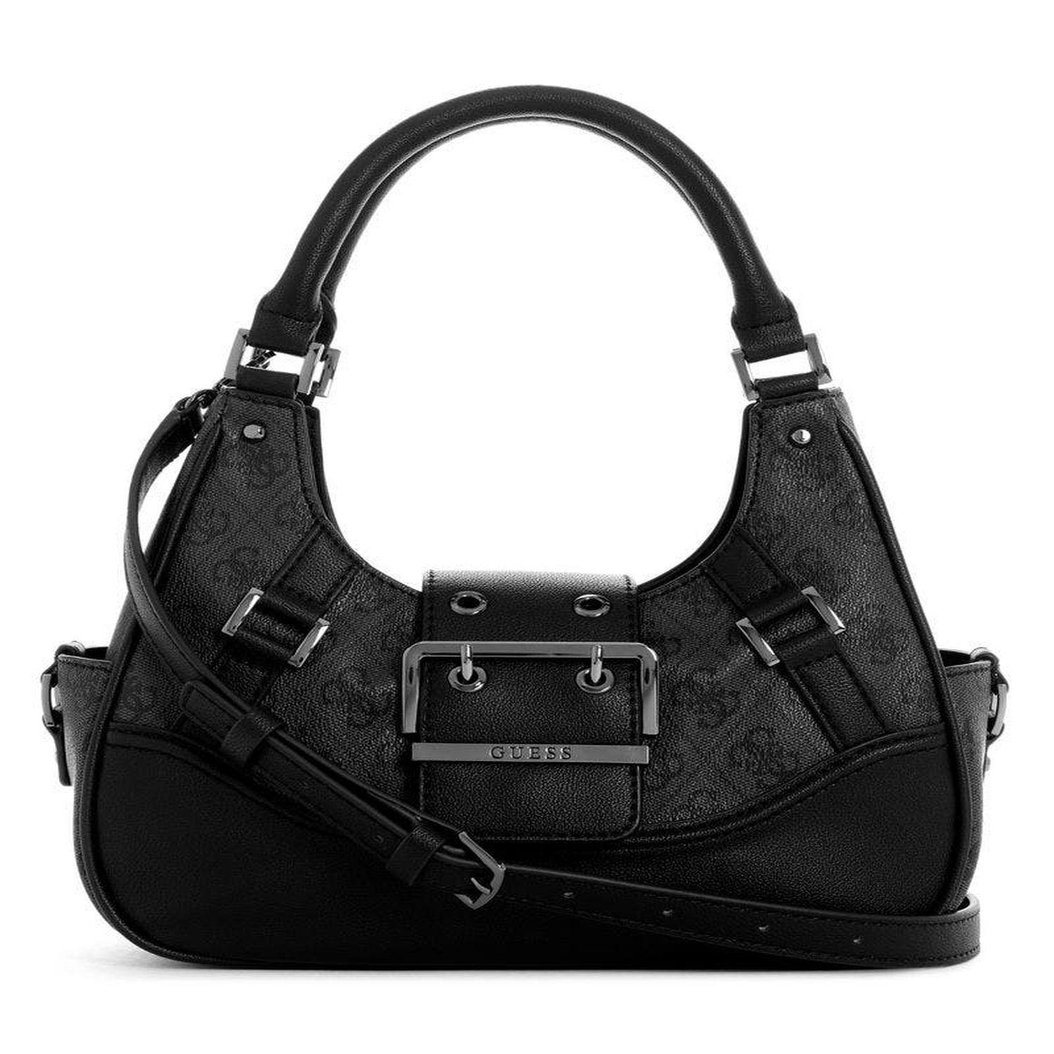 Cartera Guess Mujer Decor Vintage Sml Gfrnd Stchl Gris-0