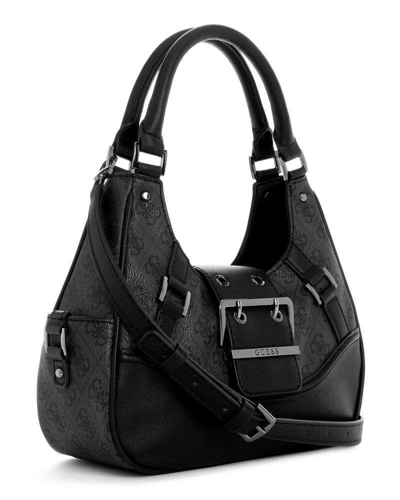 Cartera Guess Mujer Decor Vintage Sml Gfrnd Stchl Gris-1