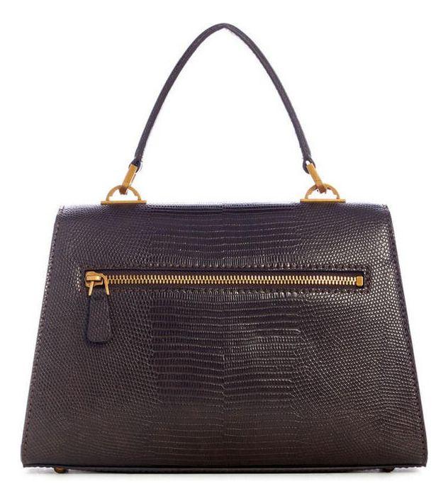 Cartera Guess Mujer Sestri Top Handle Flap Negro.-2