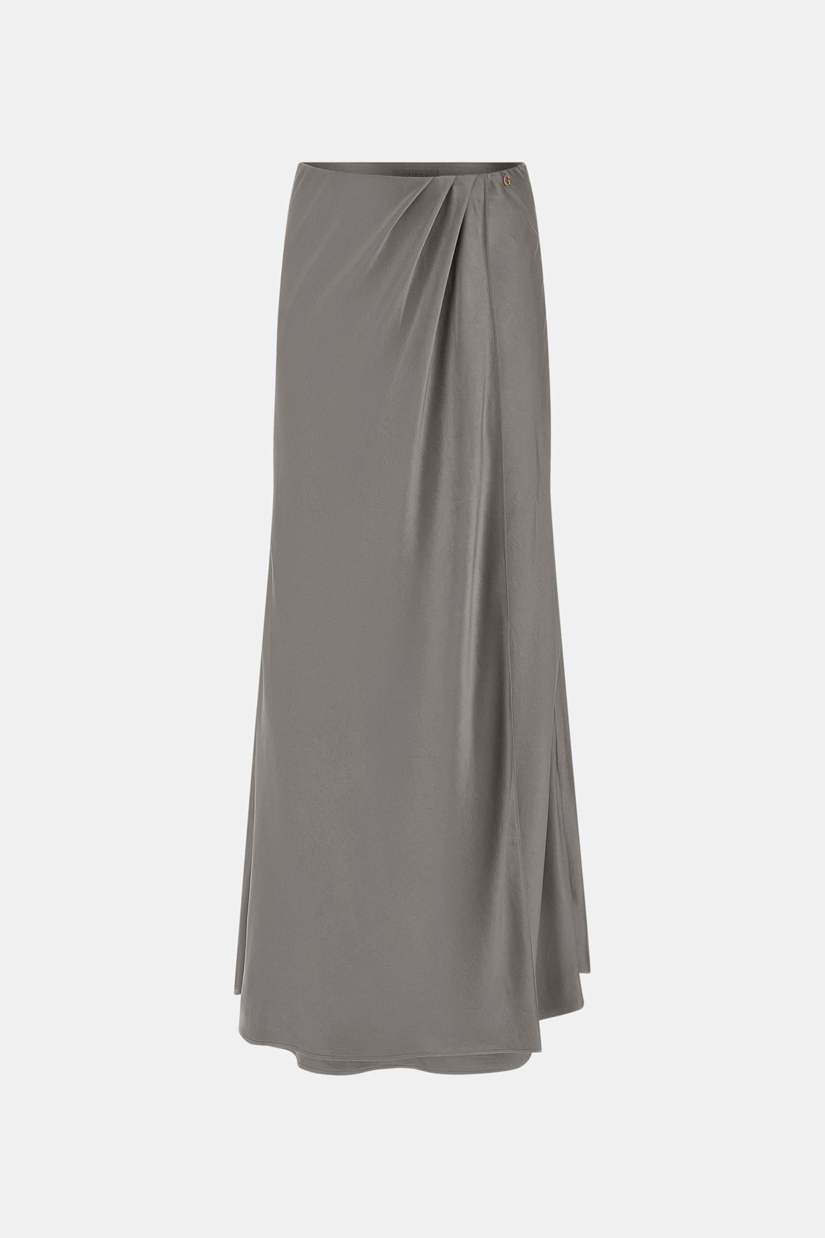 Falda Guess Mujer Anastasia Long Satin Skirt Surtido-6
