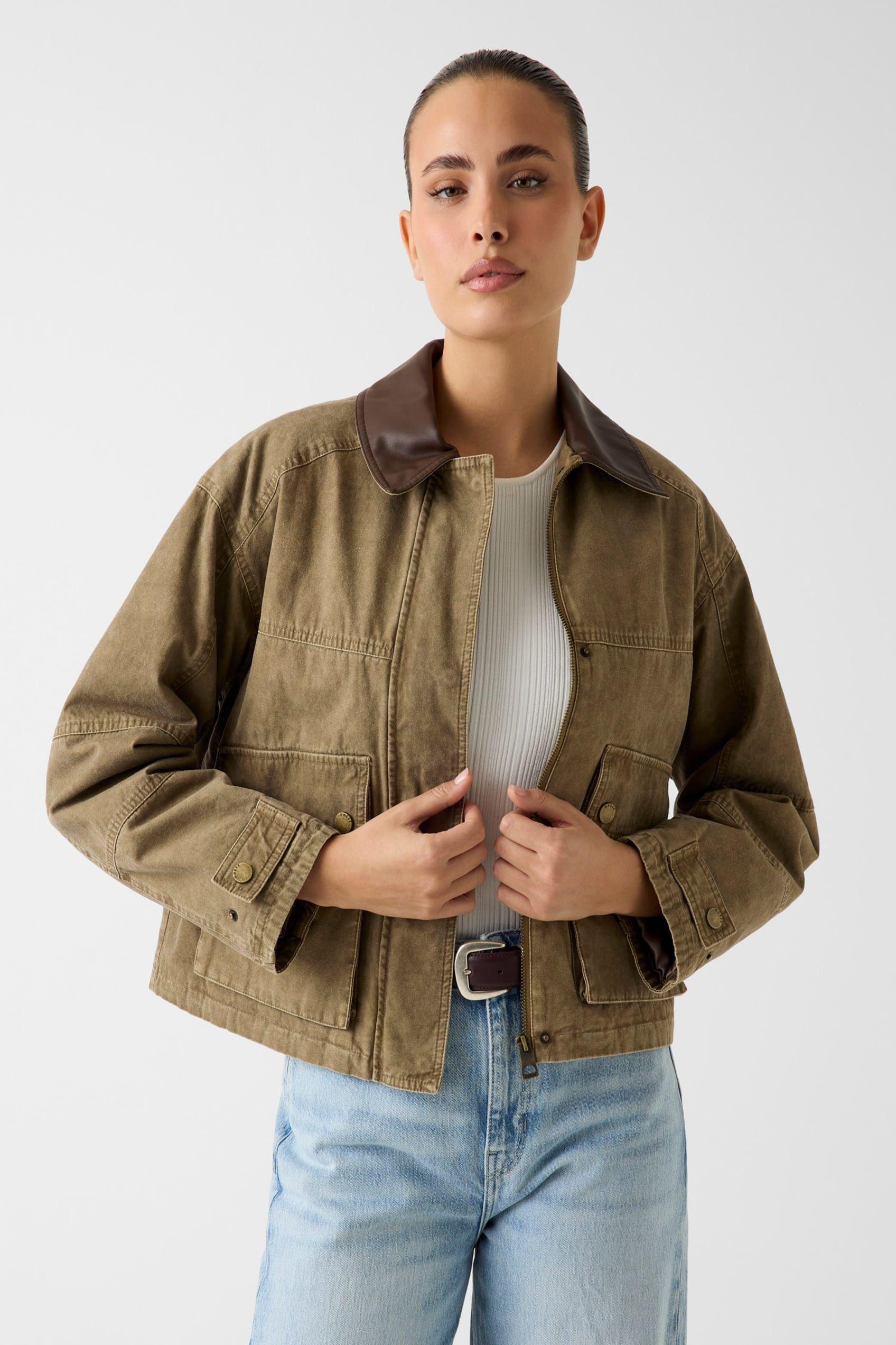 Chaqueta Manon Cropped Field-0