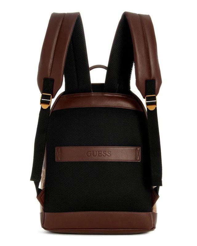 Mochila Guess Hombre Keith Backpack Café-2