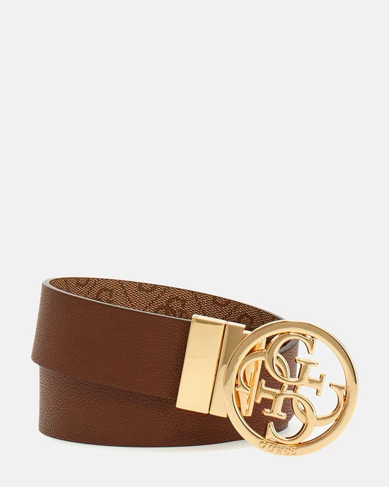 Cinturon Guess Mujer Noelle Adj & Rev Pant Belt H35 Beige-2