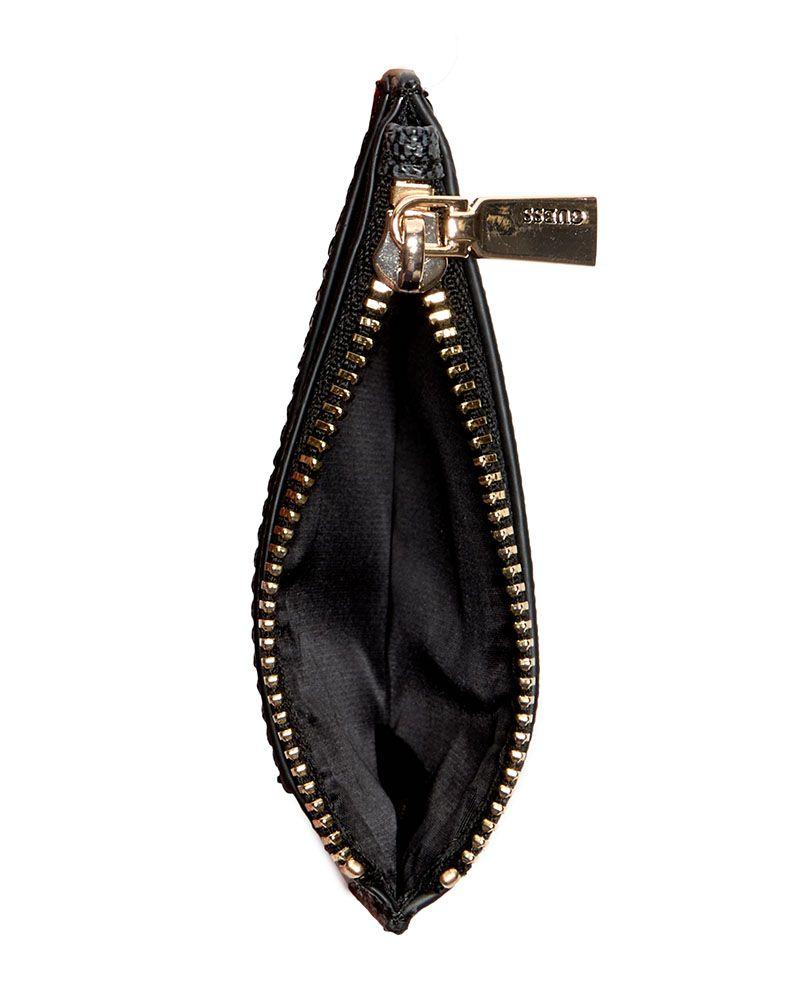 Monedero Guess Mujer Laurel Ii Slg Credit Card Case Negro-2
