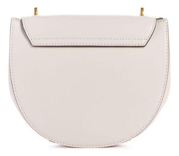 Mini Cartera Guess Mujer Fleet Mini Saddle Crossbody Crema-2