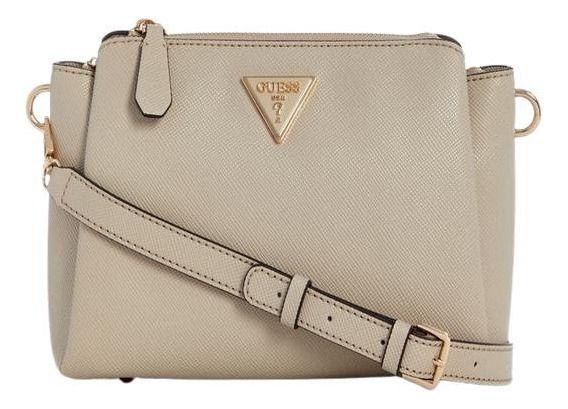Cartera Guess Mujer Noelle Tri Comp Crossbody Café-0