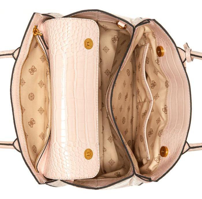 Cartera Guess Mujer Enisa High Society Satchel Rosado-3