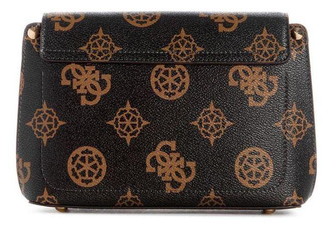 Cartera Guess Mujer Meridian Flap Shoulder Bag - Café-2