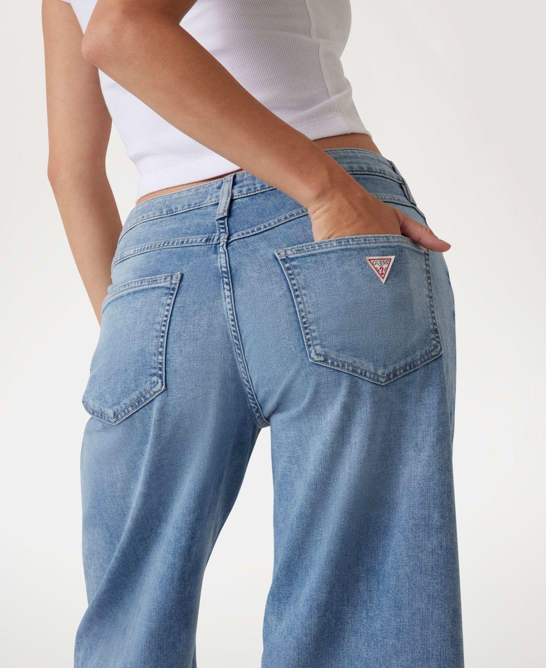 Jeans Bellflower Crop Wide Leg Denim-3