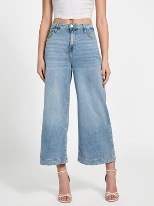 Jeans Bellflower Crop Wide Leg Denim-5