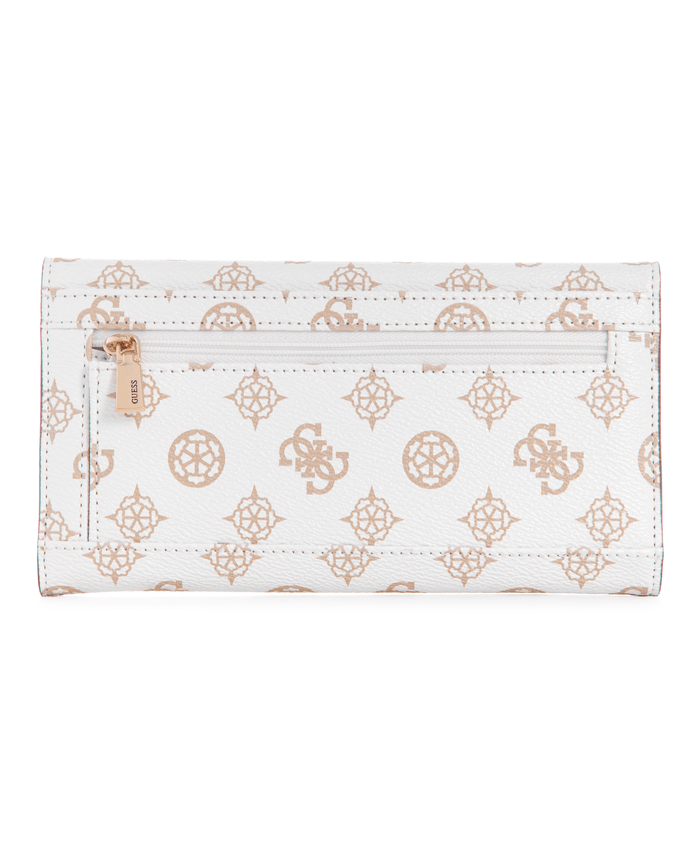 Billetera Mujer Guess Laurel Slg Multi Clutch Blanco-1