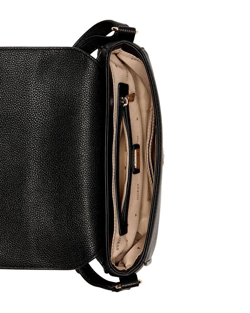 Cartera Guess Mujer Isola Convertible Xbody Flap Negro-2