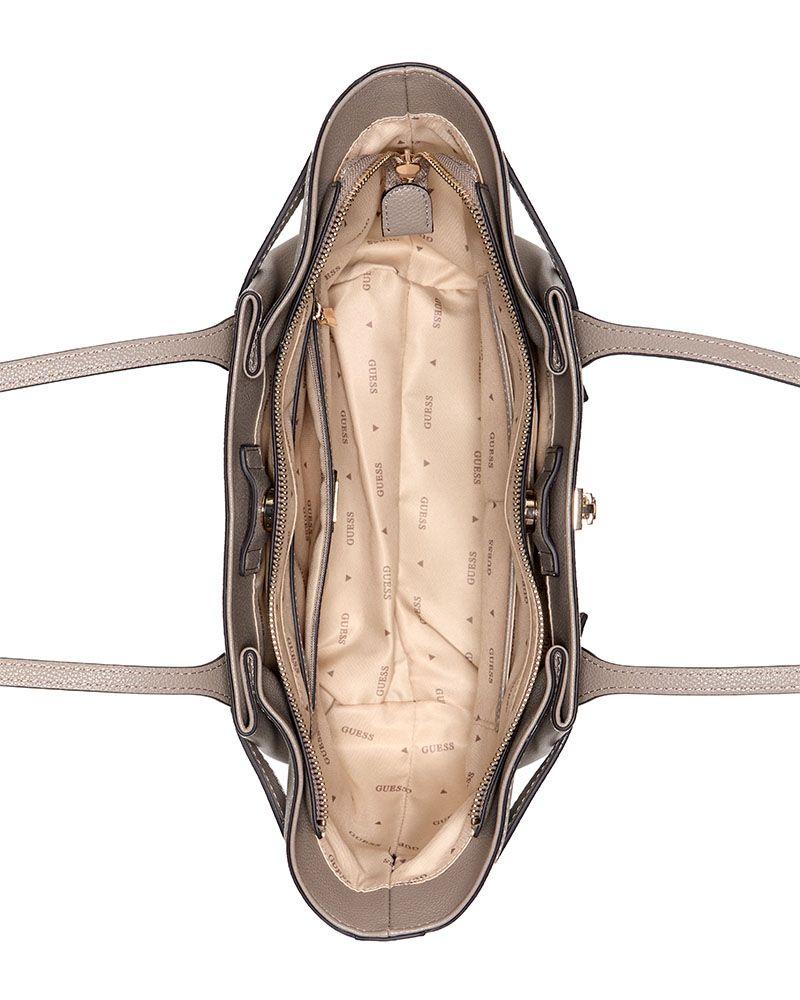 Cartera Guess Mujer Yesba Grlfrnd Shoulder Satchel Gris-2