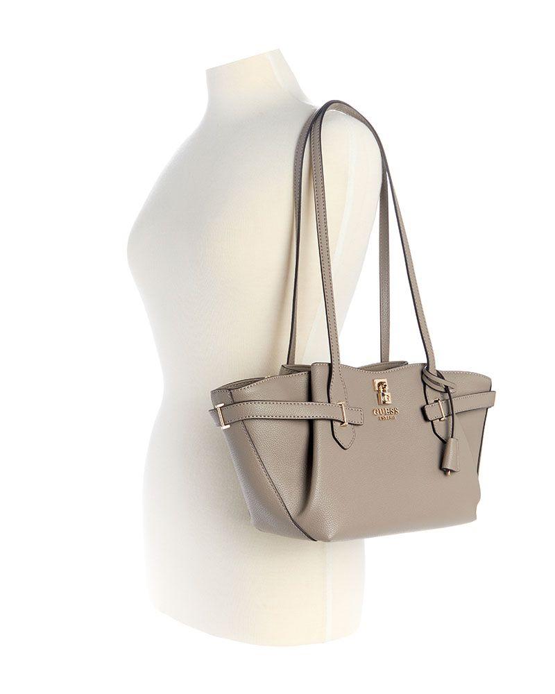 Cartera Guess Mujer Yesba Grlfrnd Shoulder Satchel Gris-4