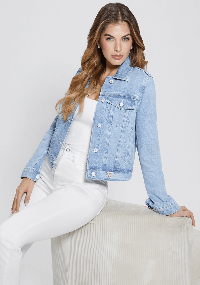 Chaqueta Guess Mujer Doria Jacket Denim-3