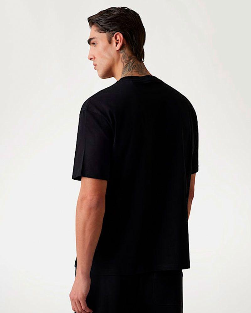Polera Guess Hombre Ss Cn Planisphere Tee Negro-2