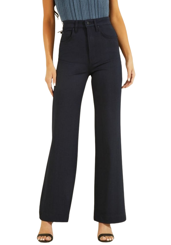 Jeans Guess Mujer Bee Palazzo Pant Azul-0