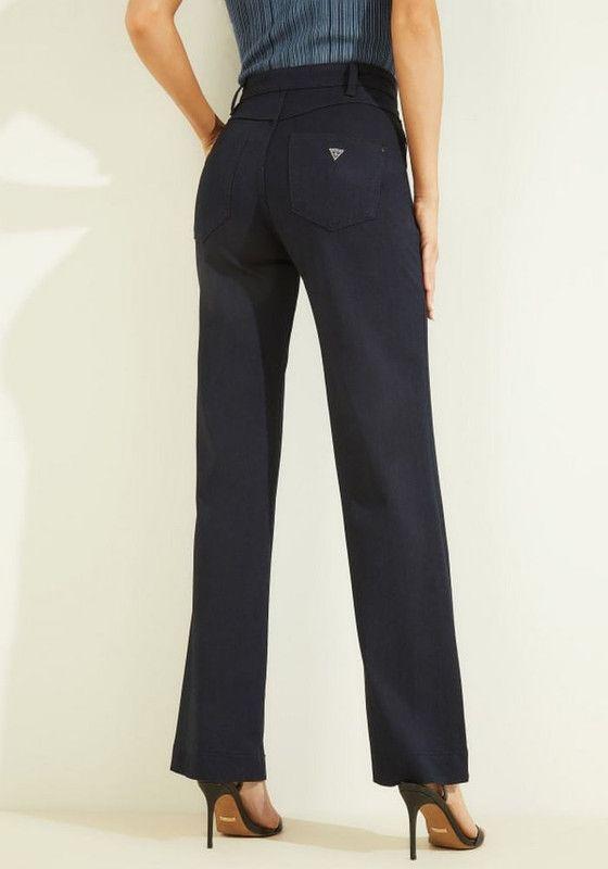 Jeans Guess Mujer Bee Palazzo Pant Azul-2