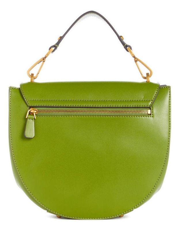 Cartera Guess Mujer Fleet Flap Saddle Bag Verde-2