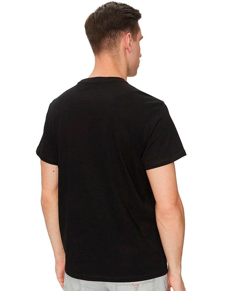 Polera Ss Cn Flower Embro Tee Negro-1
