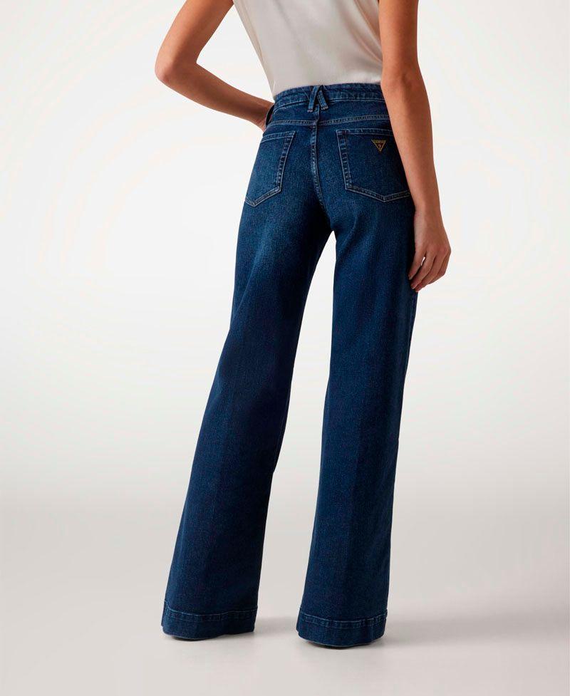 Jeans Guess Mujer Victoria Pant Azul-2