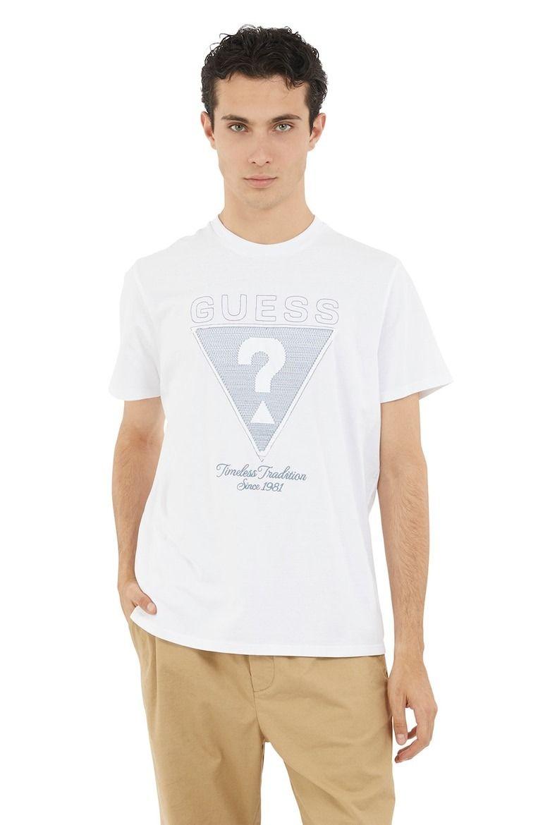 Polera Ss Bsc Timeless Guess Tri Tee Blanco-0