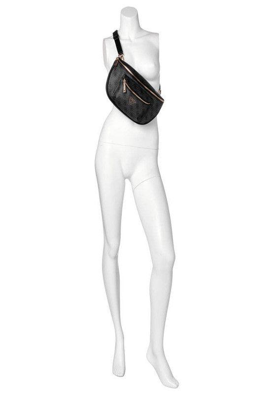 Banano Guess Mujer Manhattan Belt Bag Carbón-3