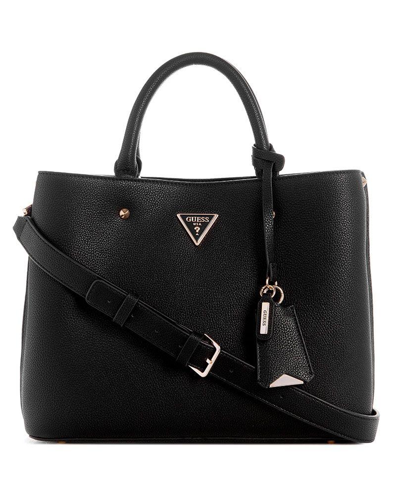 Cartera Guess Mujer Meridian Ii Girlfriend Satchel Negro-2