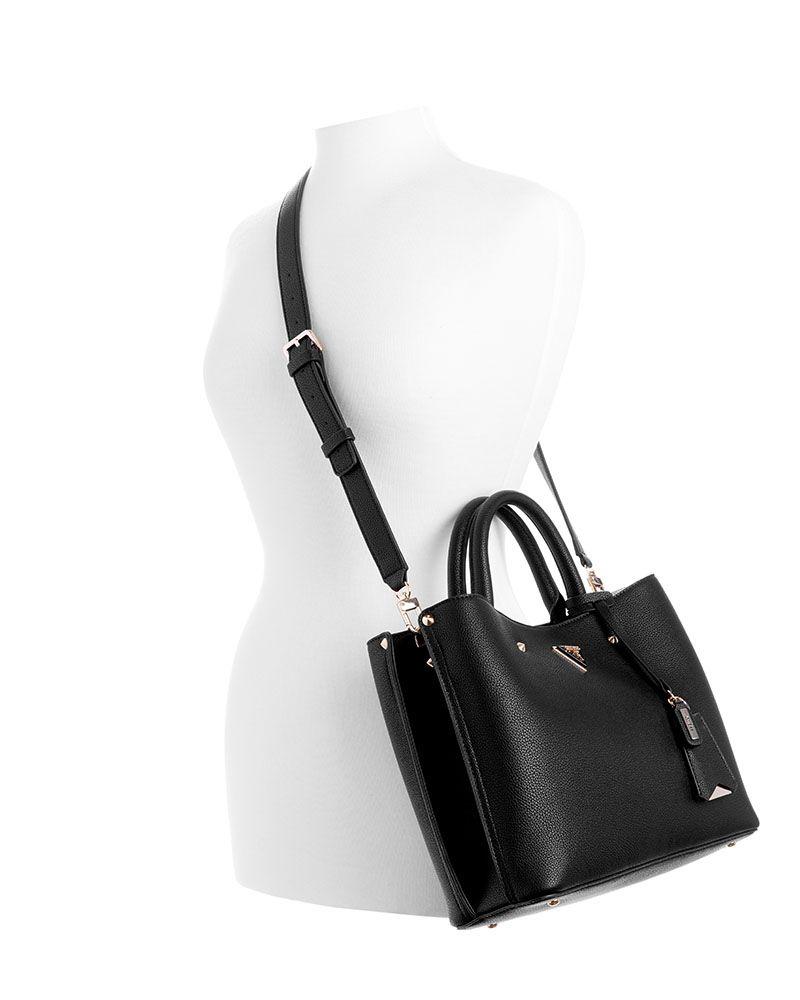 Cartera Guess Mujer Meridian Ii Girlfriend Satchel Negro-3