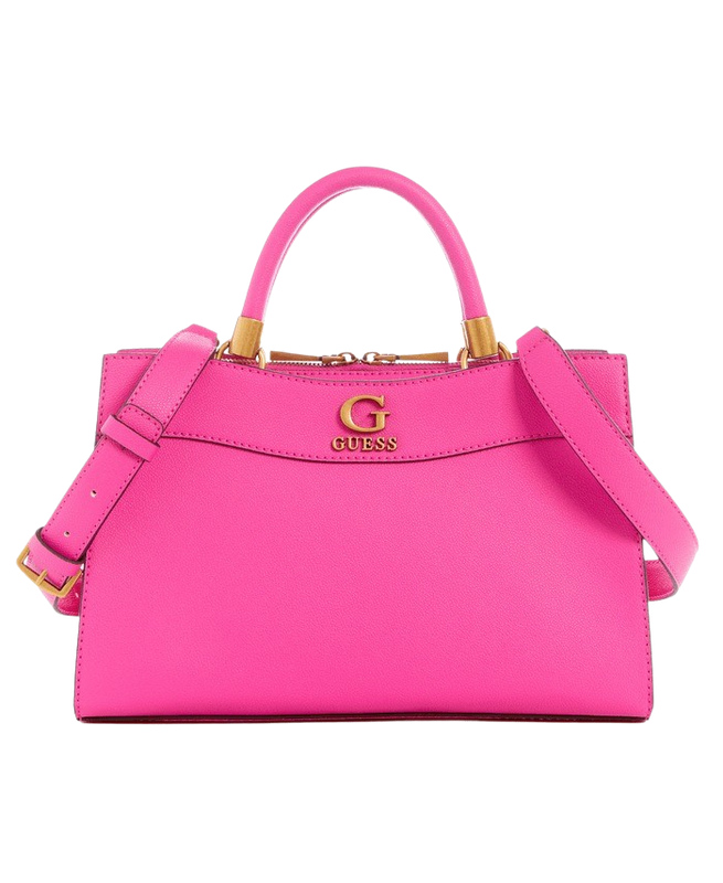 Cartera Guess Mujer Nell Sml Girlfriend Satchel Rosa-0