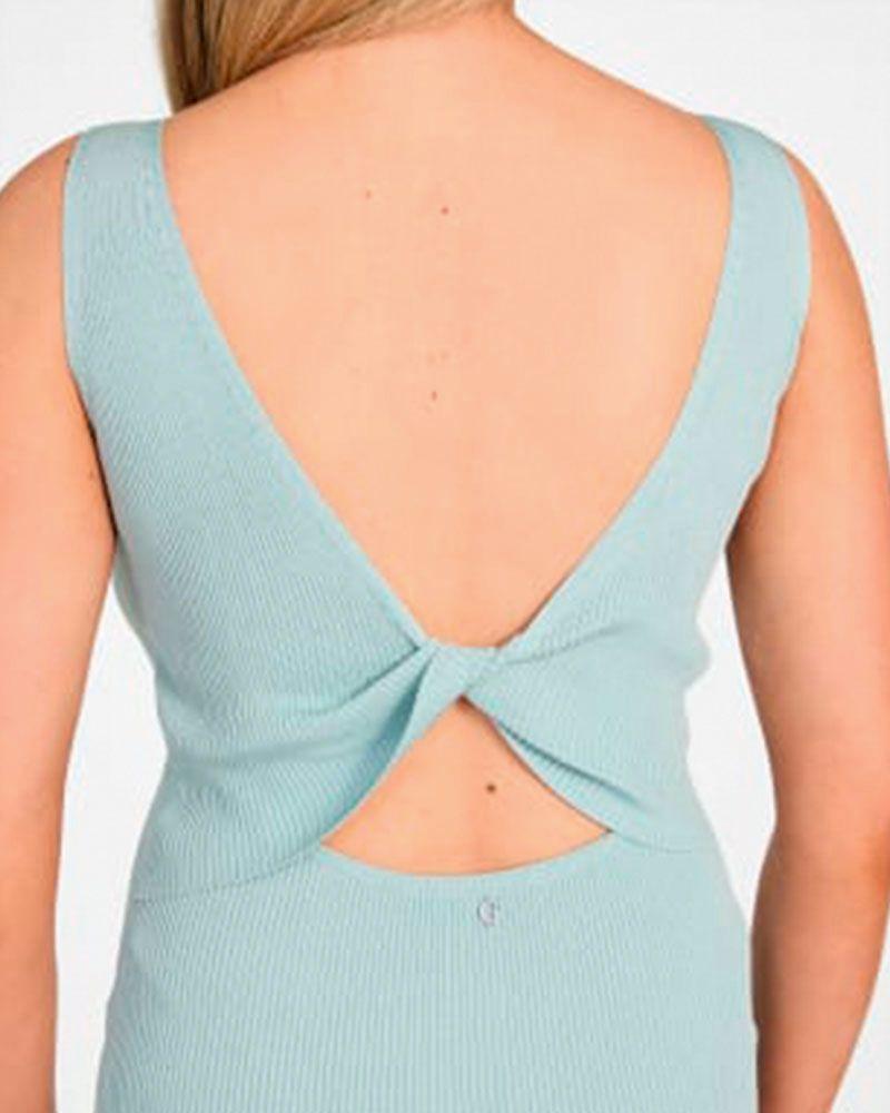 Vestido Sl Jiulia Swtr Long Celeste-4