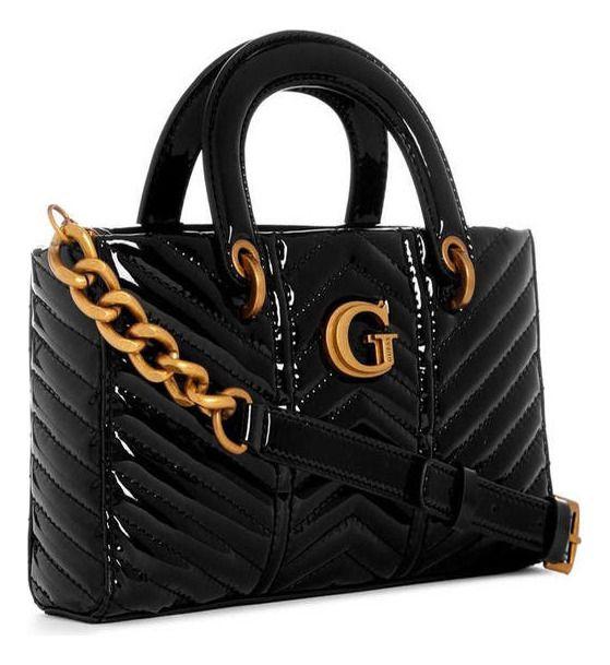 Mini Cartera Guess Mujer Lovide Mini Satchel Negro-1