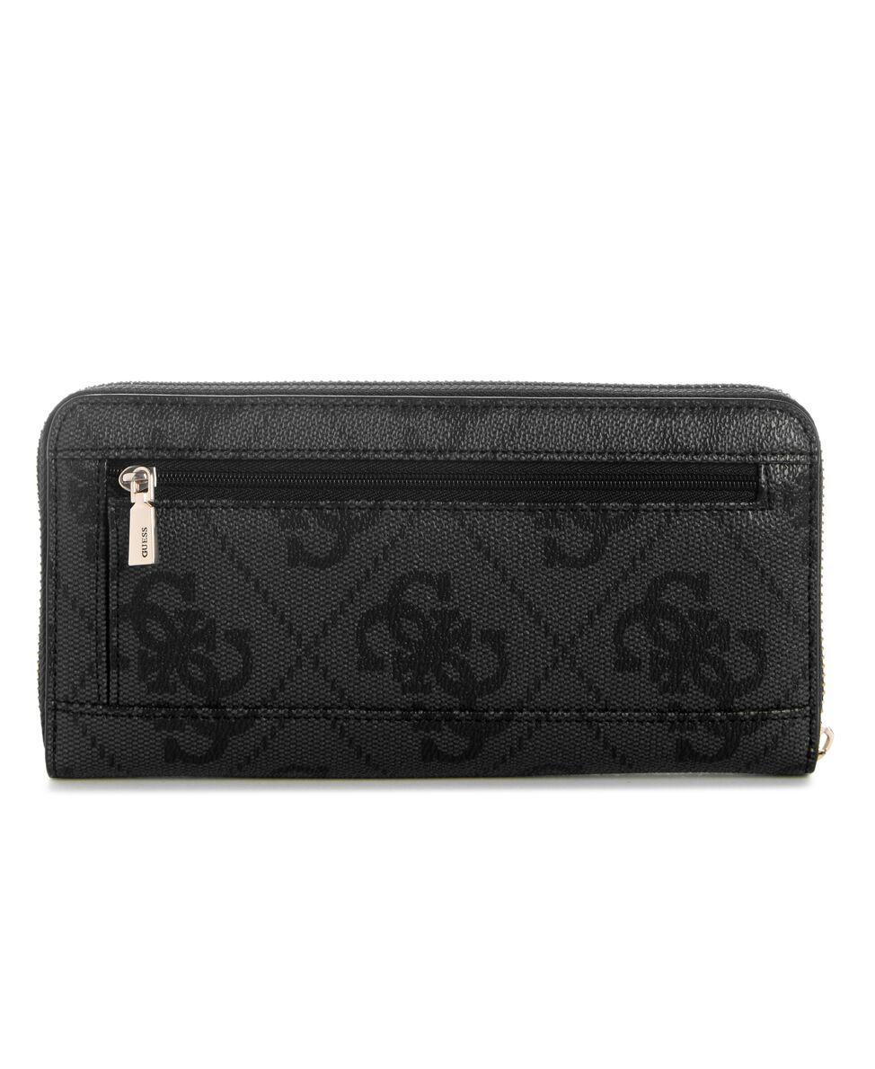 Billetera Janie Logo Slg Lrg Zip Around Gris-1