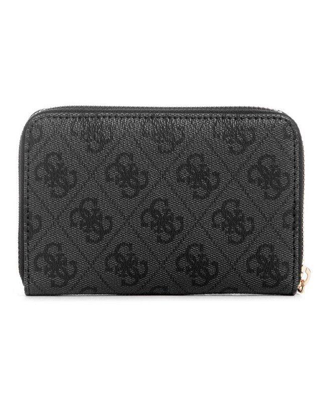 Billetera Guess Mujer Laurel Slg Medium Zip Around - Negro-1