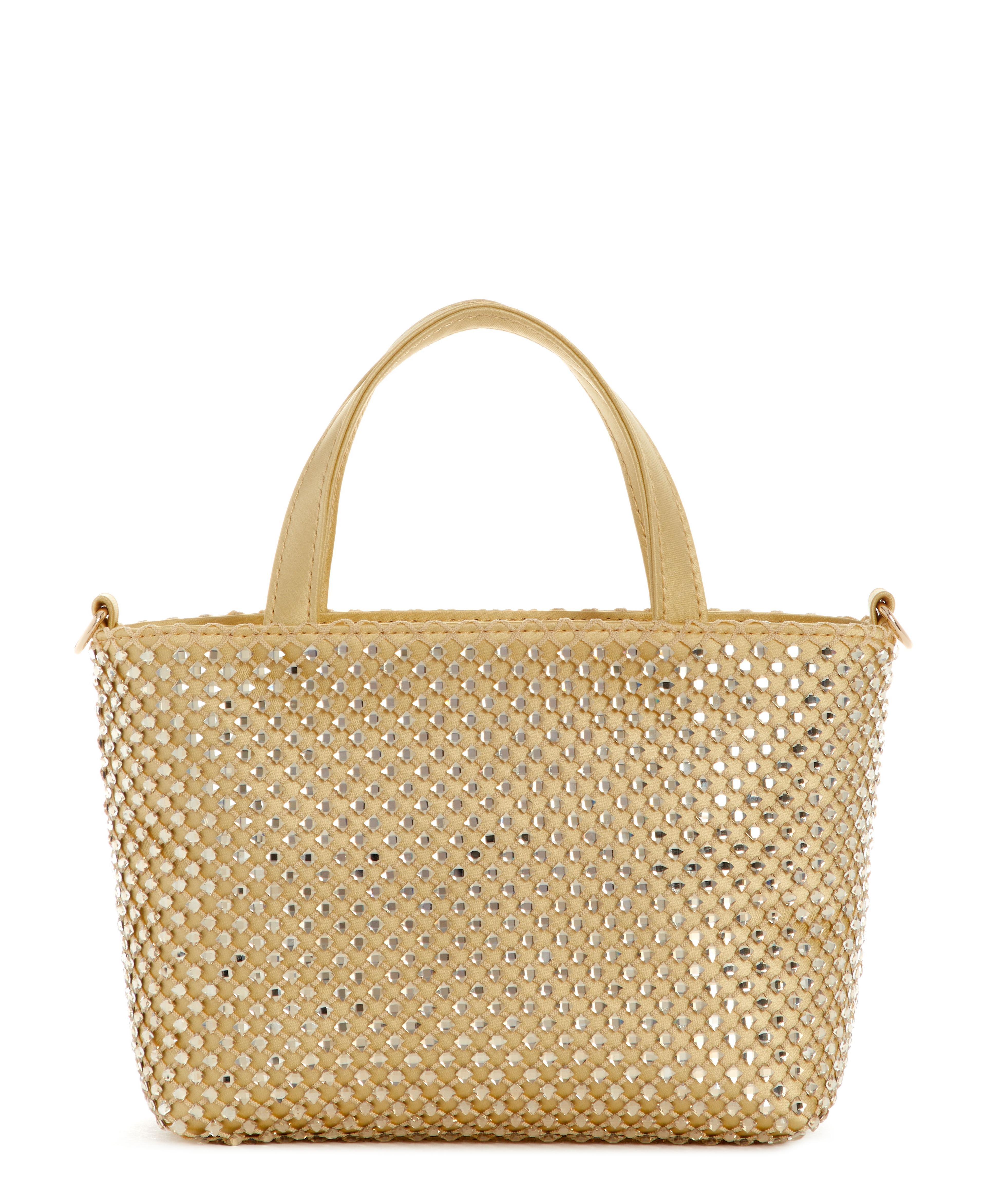 Mini Cartera Tasmin Mini Tote Dorado-1