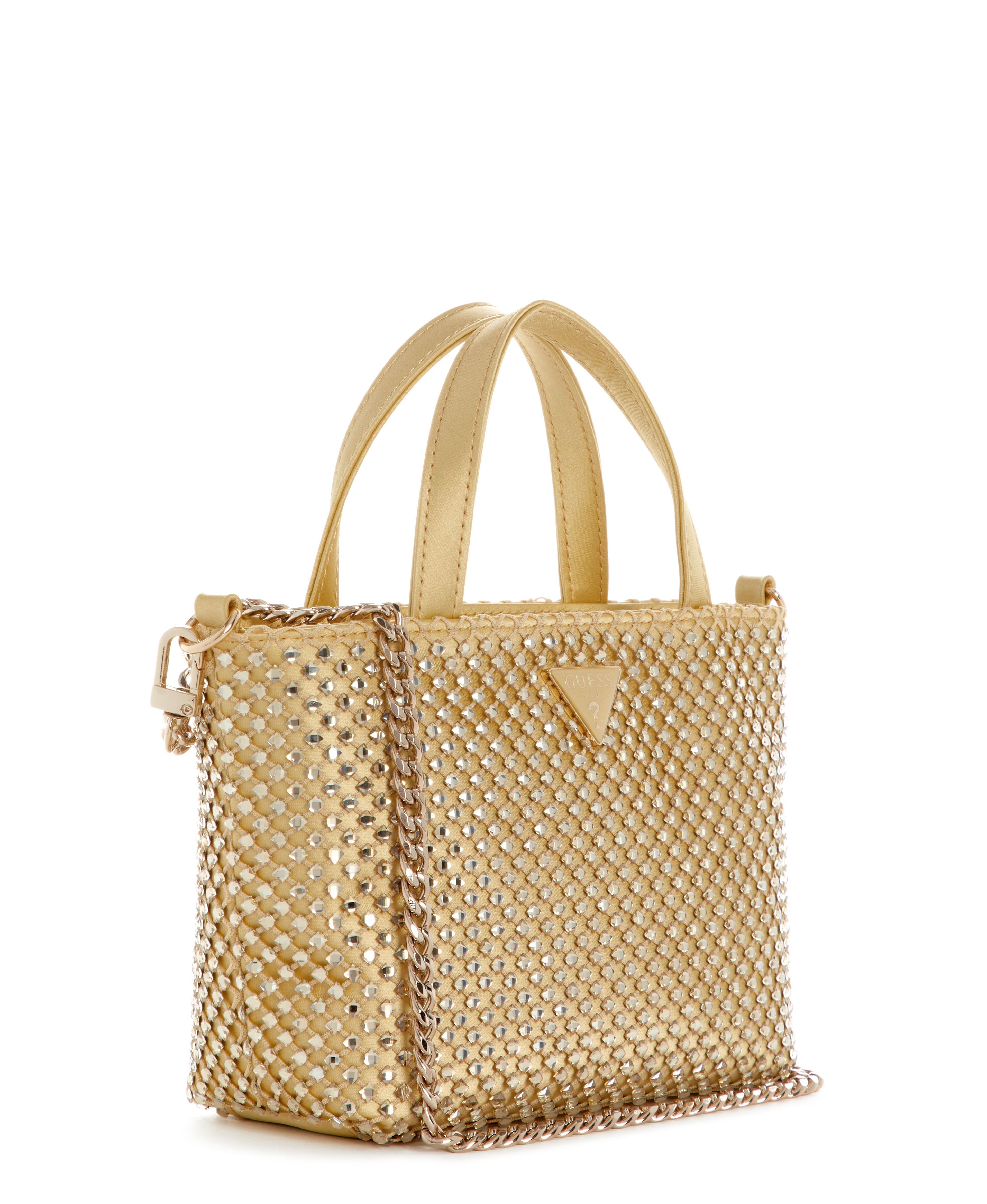 Mini Cartera Tasmin Mini Tote Dorado-2