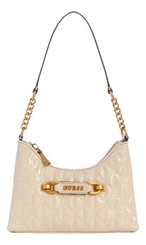 Mini Cartera Guess Mujer Aveta Mini Top Shoulder Bag Crema-0