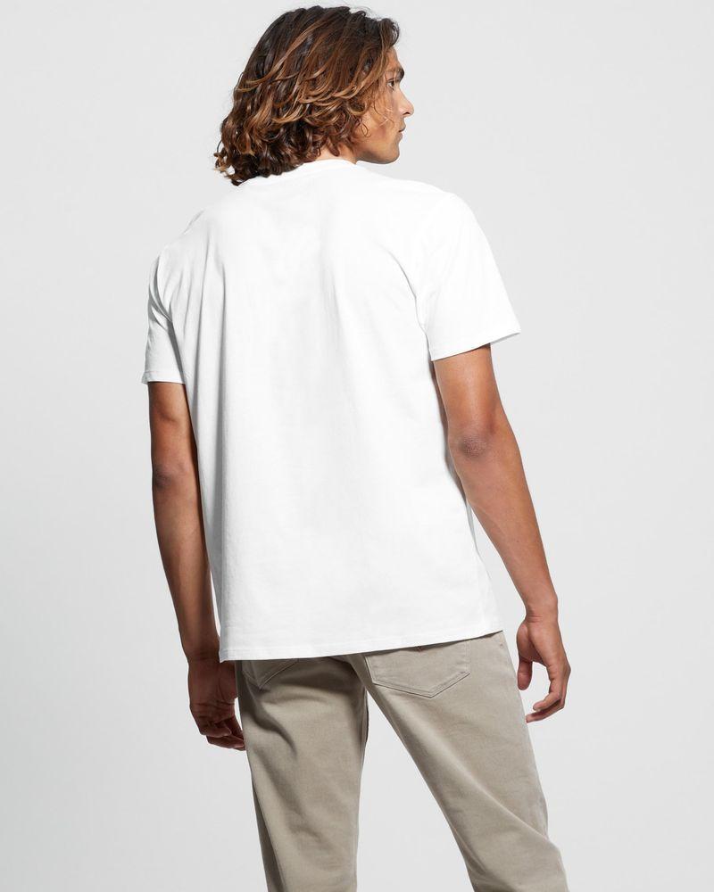 Polera Guess Hombre Ss Bsc Tiger Label Tee Blanco-3