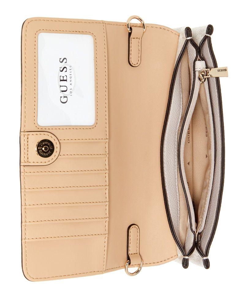 Cartera Noelle Ii Xbody Flap Organizer Café Marrón-3