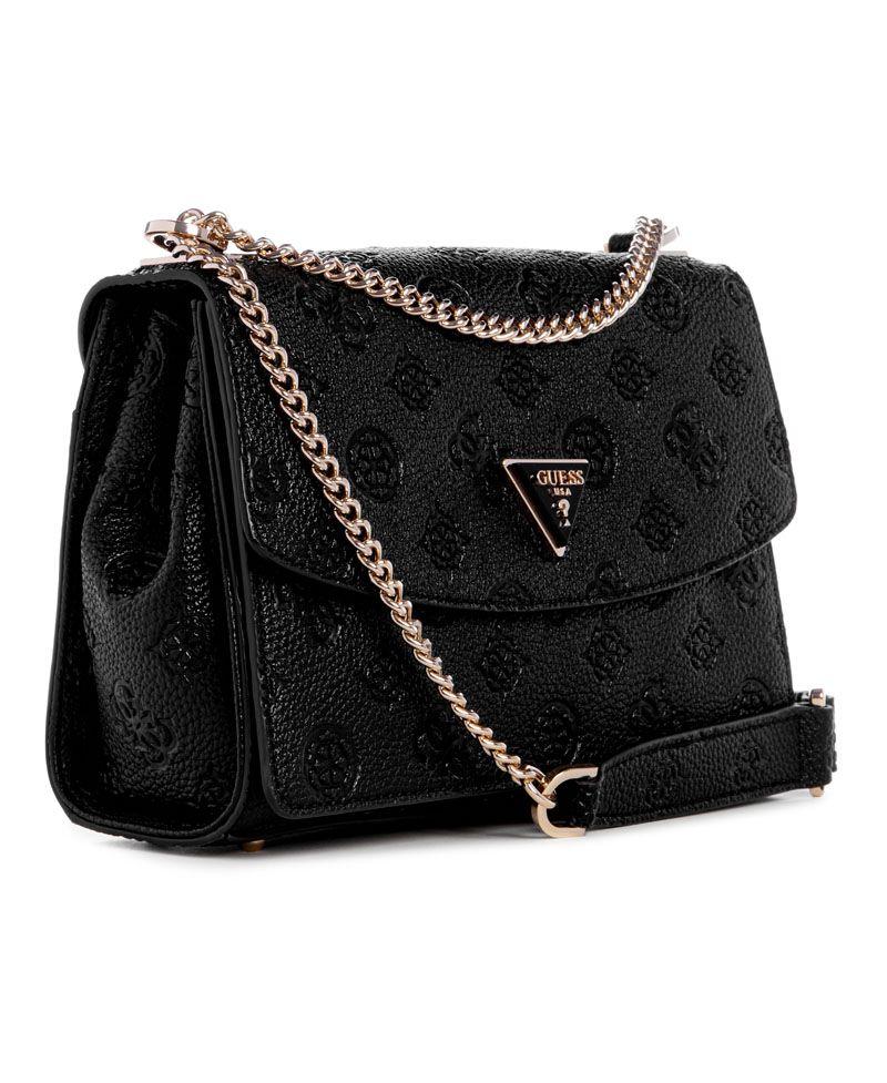 Cartera Guess Mujer Cresidia Cnvrtble Xbody Flap Negro-1