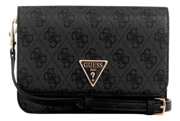 Cartera Guess Mujer Noelle Xbody Flap Organizer Carbon.-0