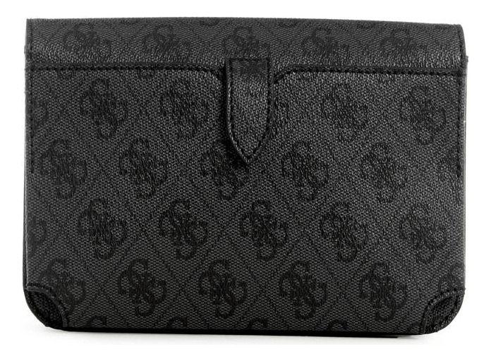 Cartera Guess Mujer Noelle Xbody Flap Organizer Carbon.-2