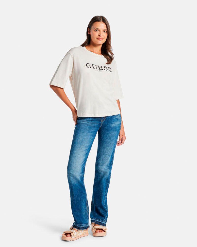 Jeans 80S Straight Denim Mujer Guess-3