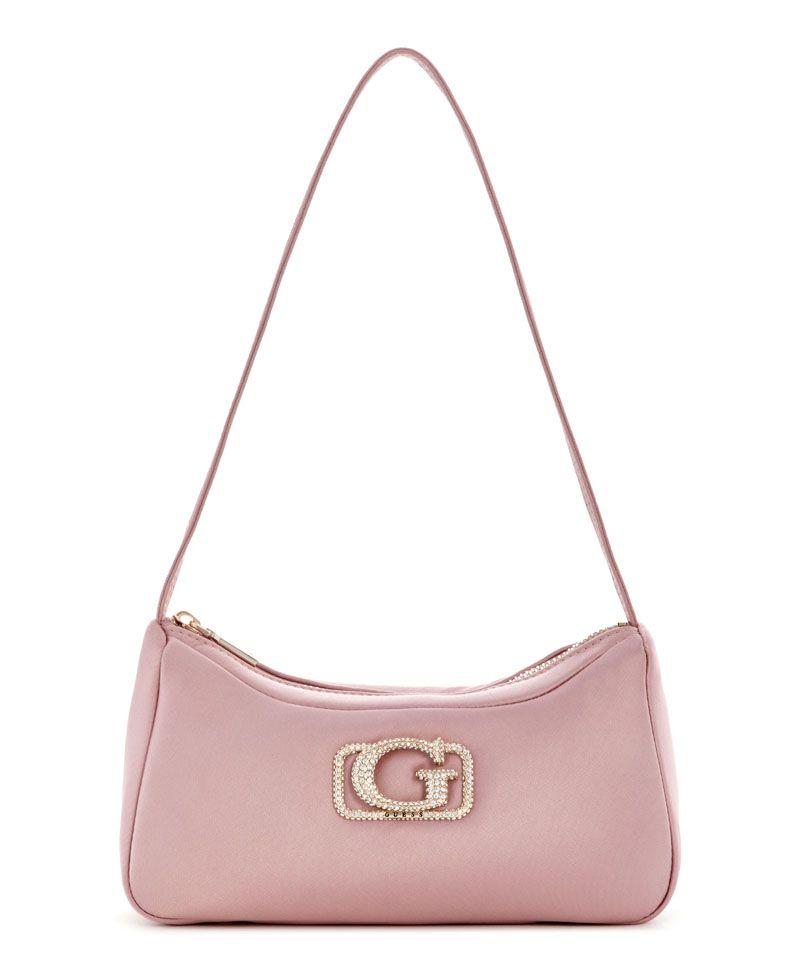 Mini Cartera Prue Mini Top Zip Shoulder Bag Rosado-0