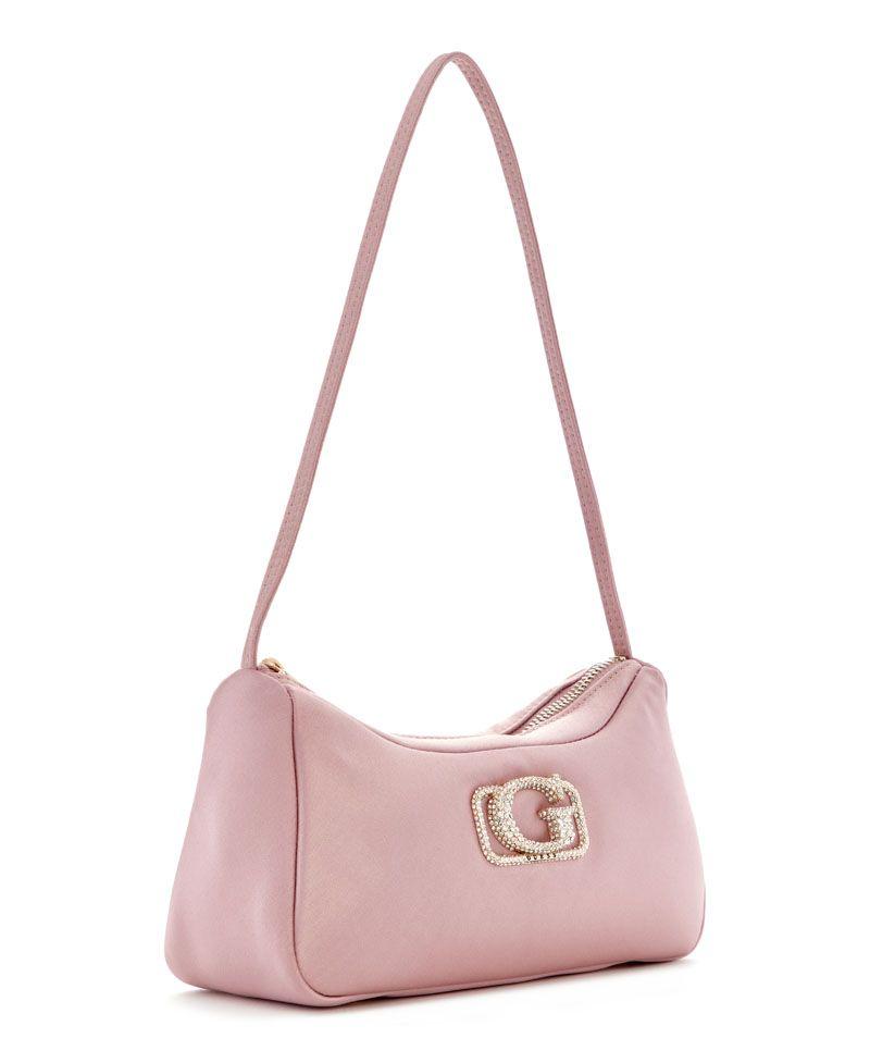 Mini Cartera Prue Mini Top Zip Shoulder Bag Rosado-1